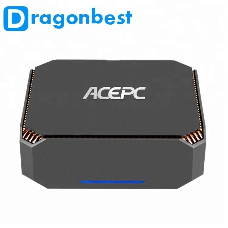Hd фильм tv box win 10 системы СМИ плейер с CK2 ACEPC Intel Core 7th поколения i3-7100U 4 К win коробка
