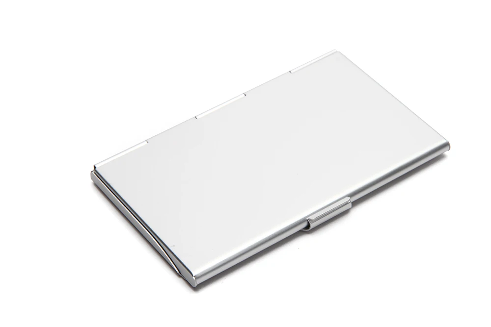 Promotion Stylish Metal Business Card Case/ Custom logo