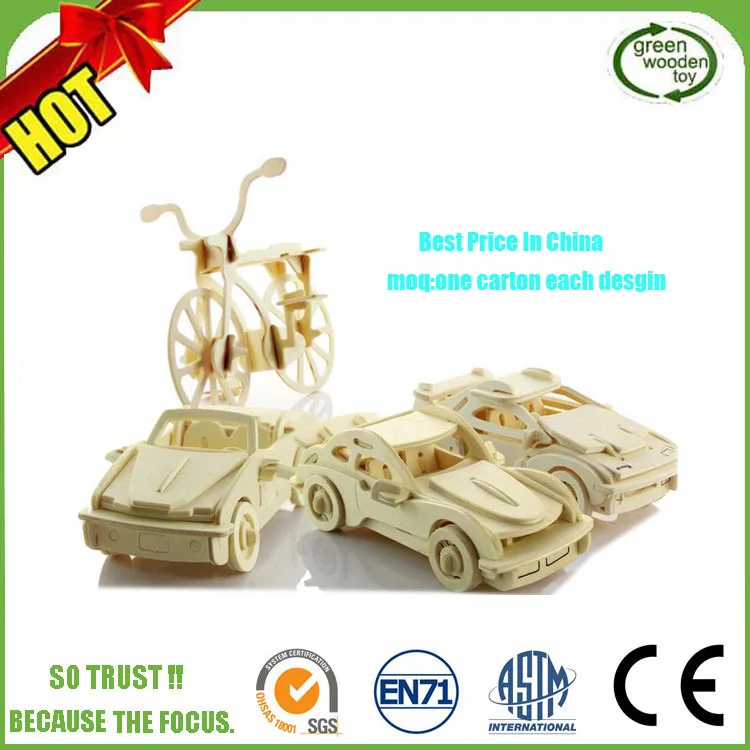 3D Diy деревянная модель автомобиля сборный пазл автомобиль для детей игра-головоломка