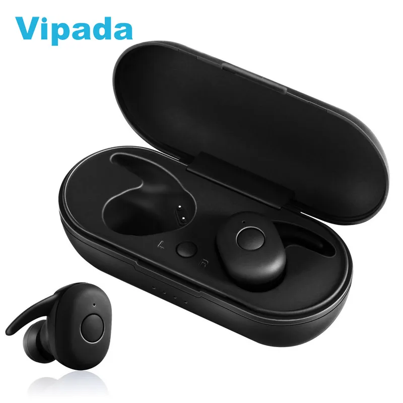 
DT-1 Mini Twins Wireless V5.0 Headset Portable Power Bank Touch Control Sports Sweatproof Bone Conduction Earphones 