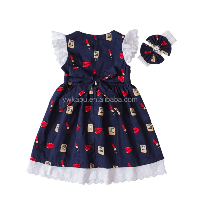 Wholesale Custom Colorful Pretty Children Boutique Clothing Kids Girls Casual Knit Dresses Size 4 6 12 16