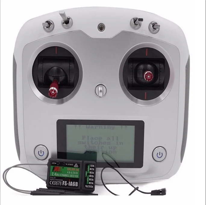 
FS I6S remote control 10 channel transmitter with 6 channel IA6B receiver for rc drone Helicopters 