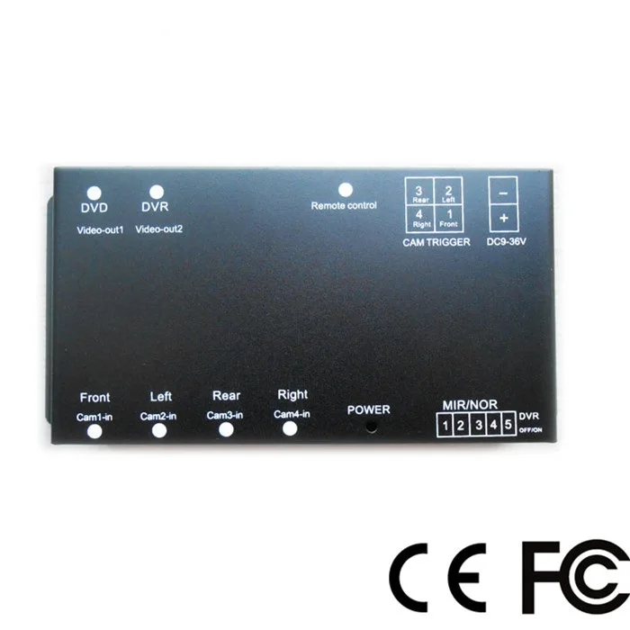 
Sunta 4ch color quad processor HD 720P 360 Degree Panoramic Mini 4ch car DVR 