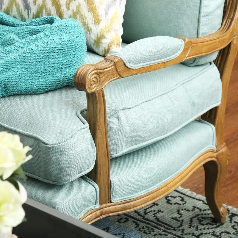 Мебель для дома, набор для гостиной, античный диван из массива дерева, диван на руку, дешевый стул для гостиной