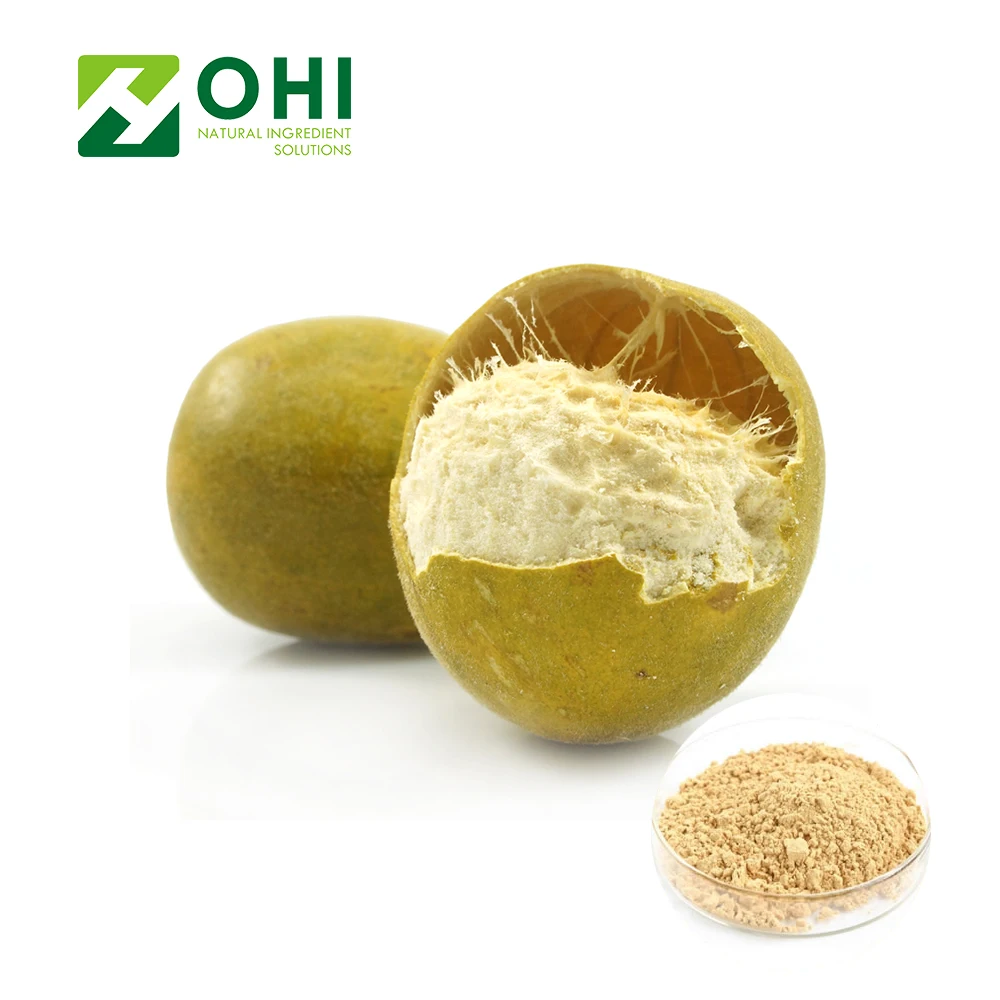 Natural Monk Fruit 80% Mogrosides 25% Mogroside V Luo Han Guo powder Extract