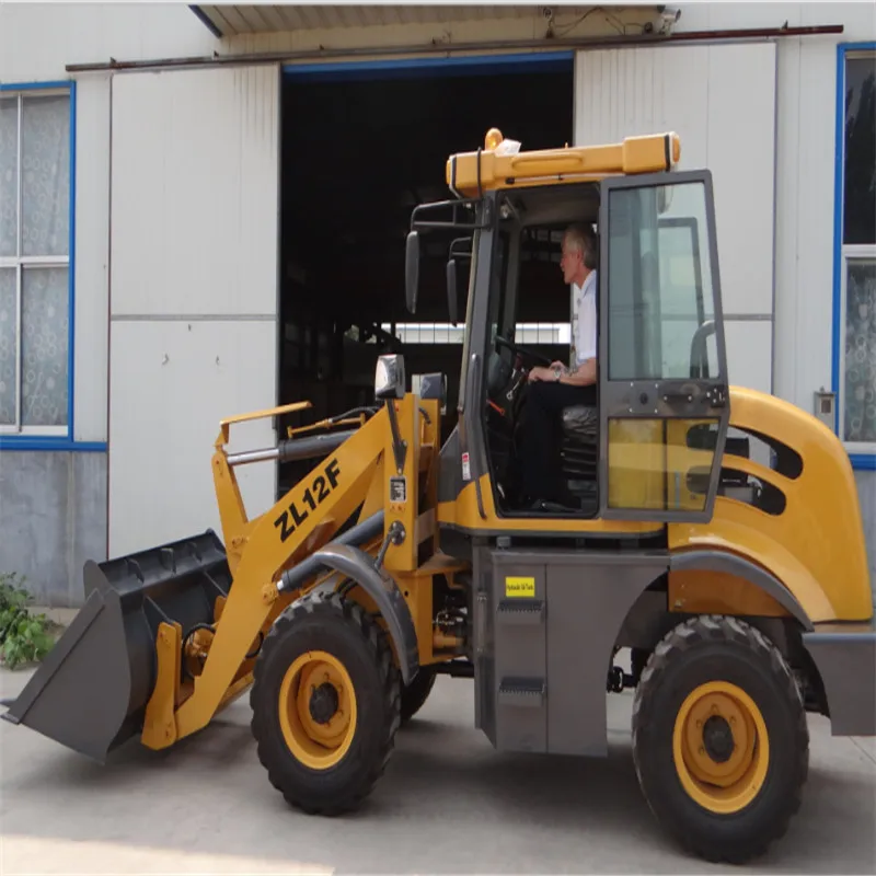 Китайский дешевый мини-погрузчик с шарнирным соединением фронтальный погрузчик ZL12 колесный 4x4