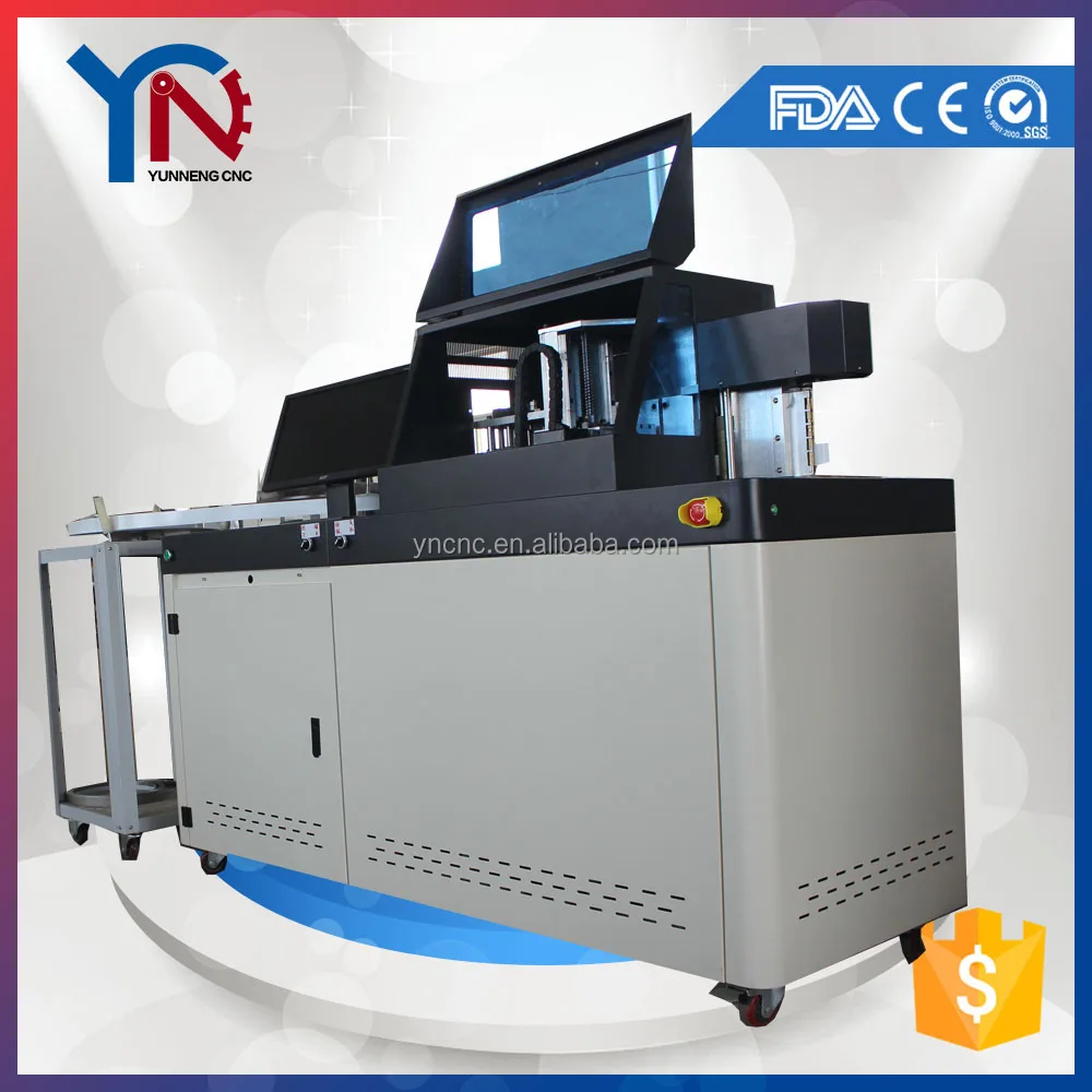 ЧПУ, автоматические стальные алюминиевый профиль станок для гибки с YaKo motor and driver