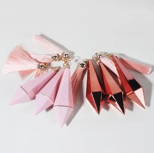 diamond shape lipstick tube with tissue three color small quantity accept free shipping cost  lipstick package