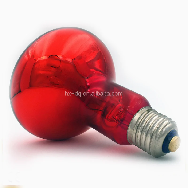 E26 E27 R63 100W 150W 200W 250W 375W Red Glass Infrared Heat