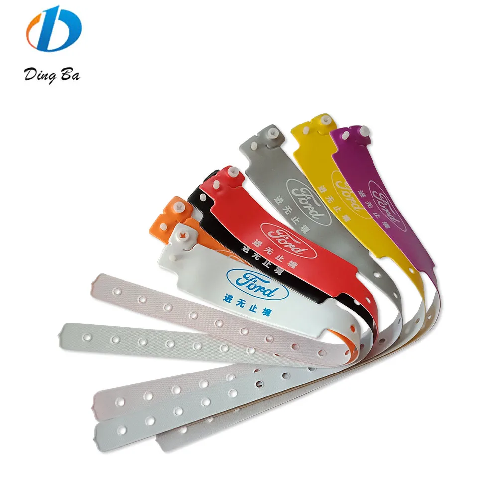 Виниловый одноразовый браслет, недорогой пользовательский ПВХ L-образный Новый, больничные мероприятия, пластиковые ID браслеты