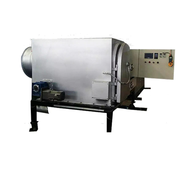 biomass wood chips/sawdust pellet burner connect with aluminum melting furnace