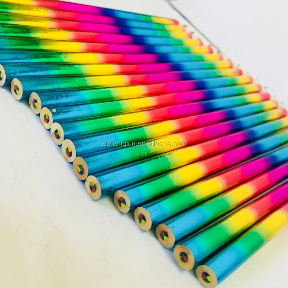 4color in 1 lead pencil rainbow color pencil 2018 new promotional