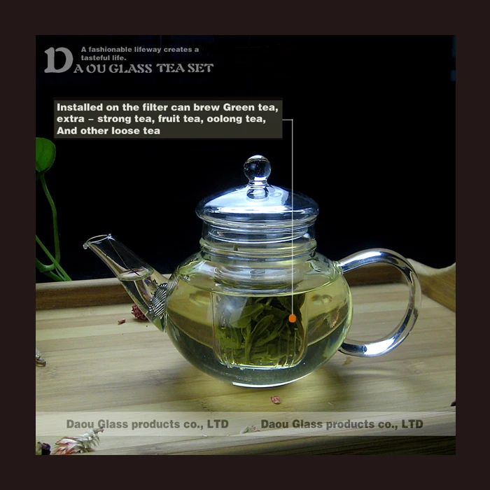 
HOT SALES glass teapot with infuser,multi-purpose heat resistant Clear Pyrex teapot , Coffee Pot Juice Kettle,300ml 600ml 