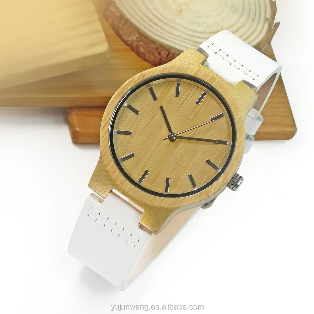 Shop For Watches Online Reloj De Madera Unisex Reloj Bambu Mens Style Leather Watch Bamboo