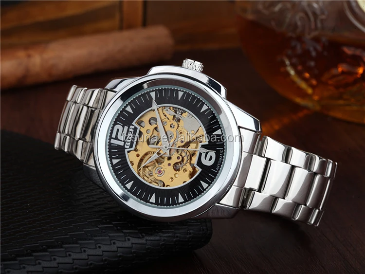 Good Wholesale Price Goer Style Mechanical Best Cheap Automatic Fashion Mens Watches Colors