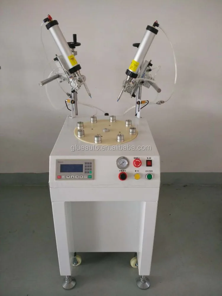 automatic silicone dispensing machine for LED bulbs,2500pcs/h capacity automatic glue dispenser gluing machine