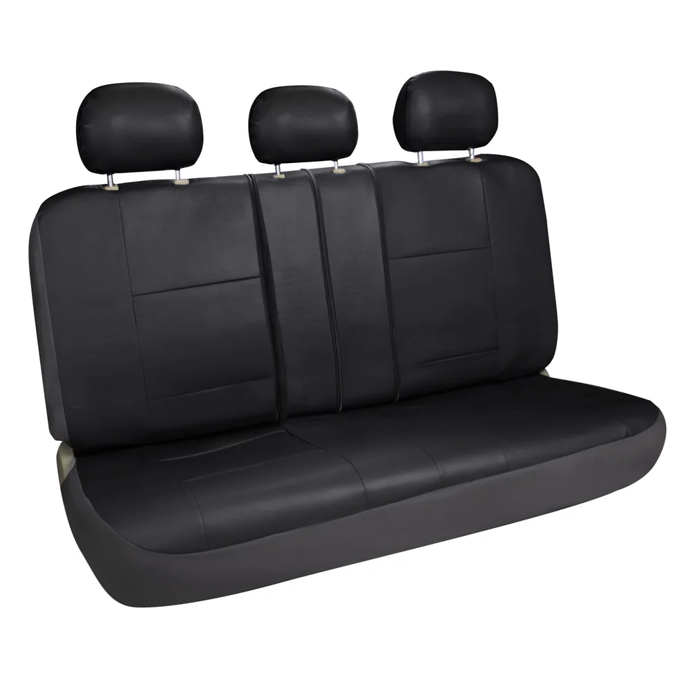 Daniel Leather Car Seat Cover 11pcs Full Set Universal fit Black