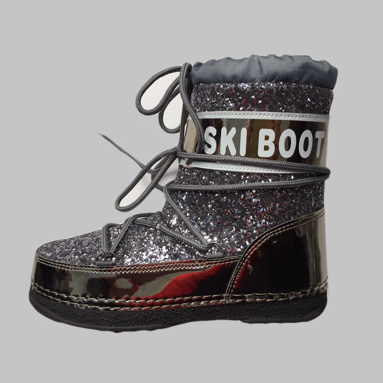 brand customized men waterproof snow boots for men