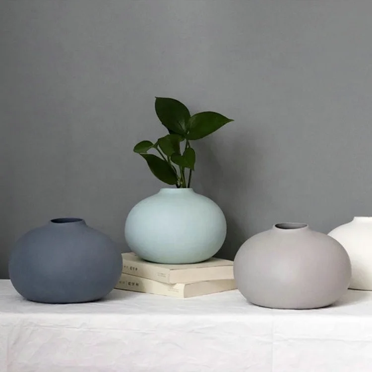 Персонализированные высококачественные дешевые оптовые керамические вазы/ресторан столовая ваза для цветов