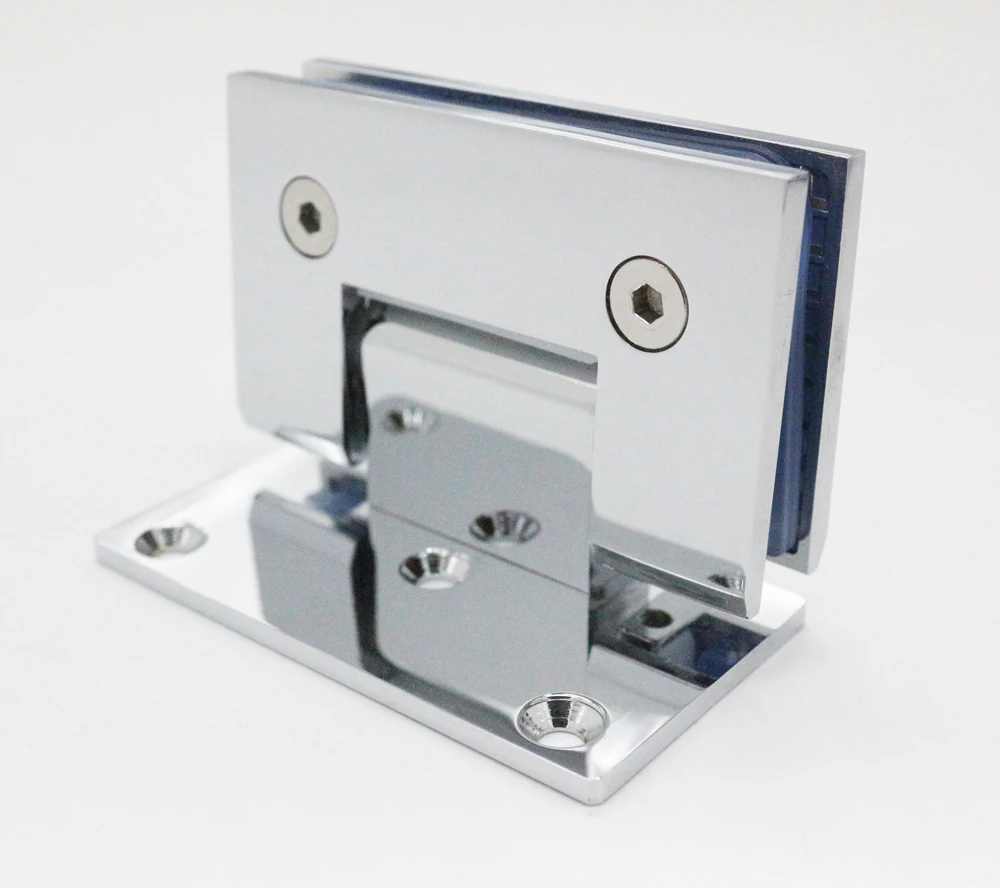 Glass shower door pivot hinge for bathroom