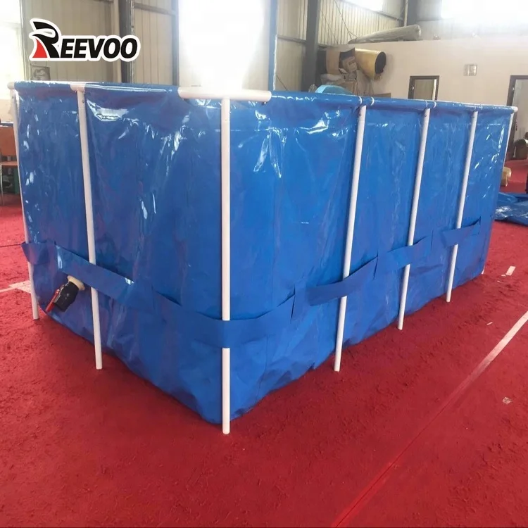 Супер качество ПВХ круглые бассейны для разведения рыб брезент пруд