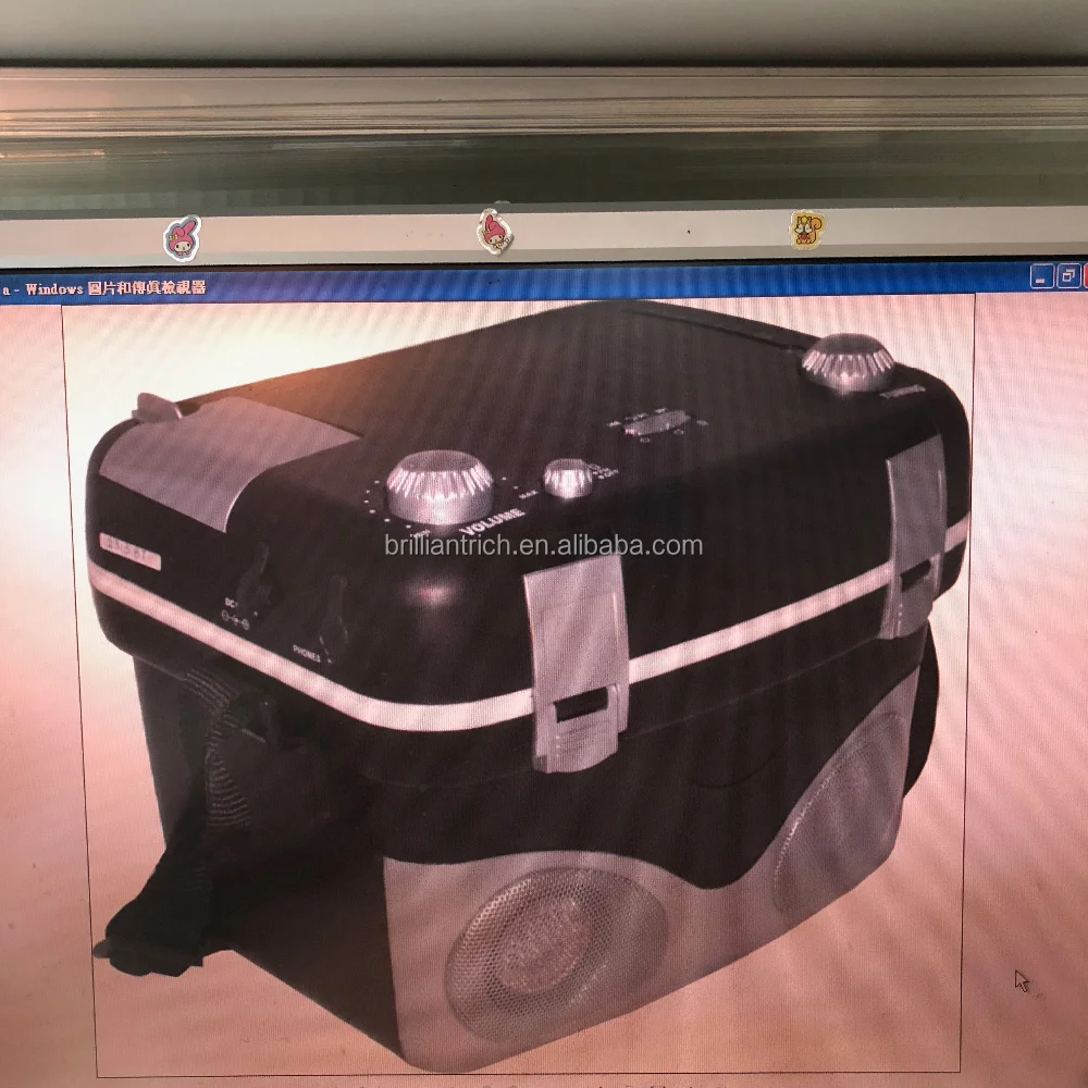 
Cooler box radio with wireless speaker 
