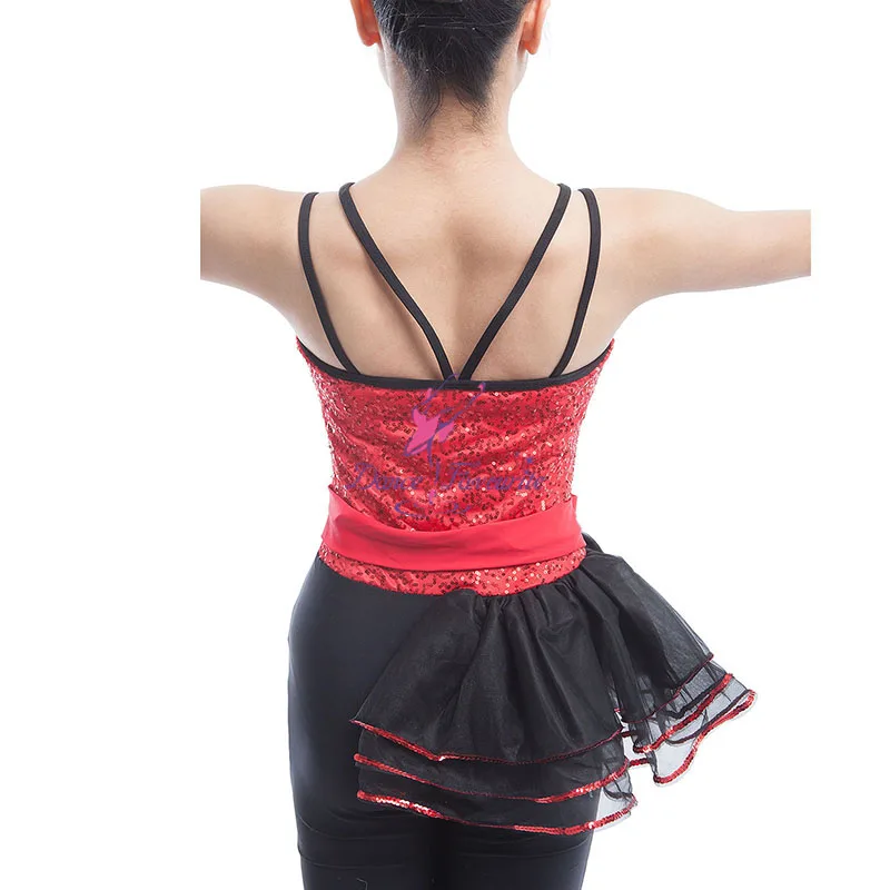 Dance Favourite Jazz, Hip Hop dance wear tap dance costumes capri-length spandex unitard 16044