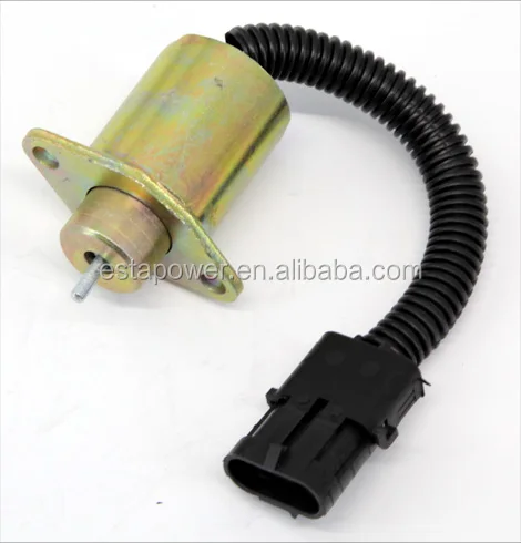 Diesel Engine Fuel Solenoid 2848A279 12V 2848A275 12V 1457906 SA-4934-12 SA-4934-24 2848A271 12V SA-4934