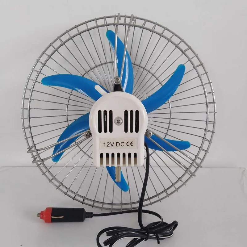 
6 Blades Semi-closed 10 inch Vehicle Car Electric Fan 