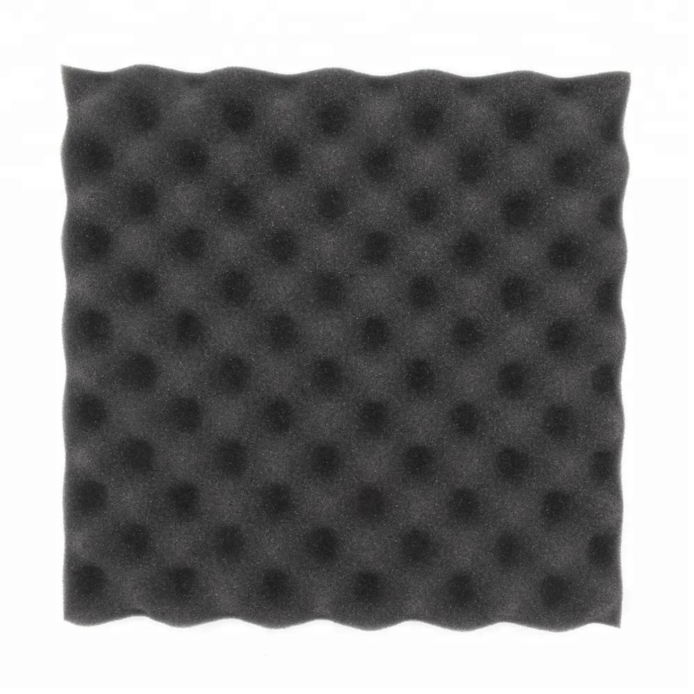 Factory Direct Supply Custom Black Soundproof Wave Acoustic Foam Panel