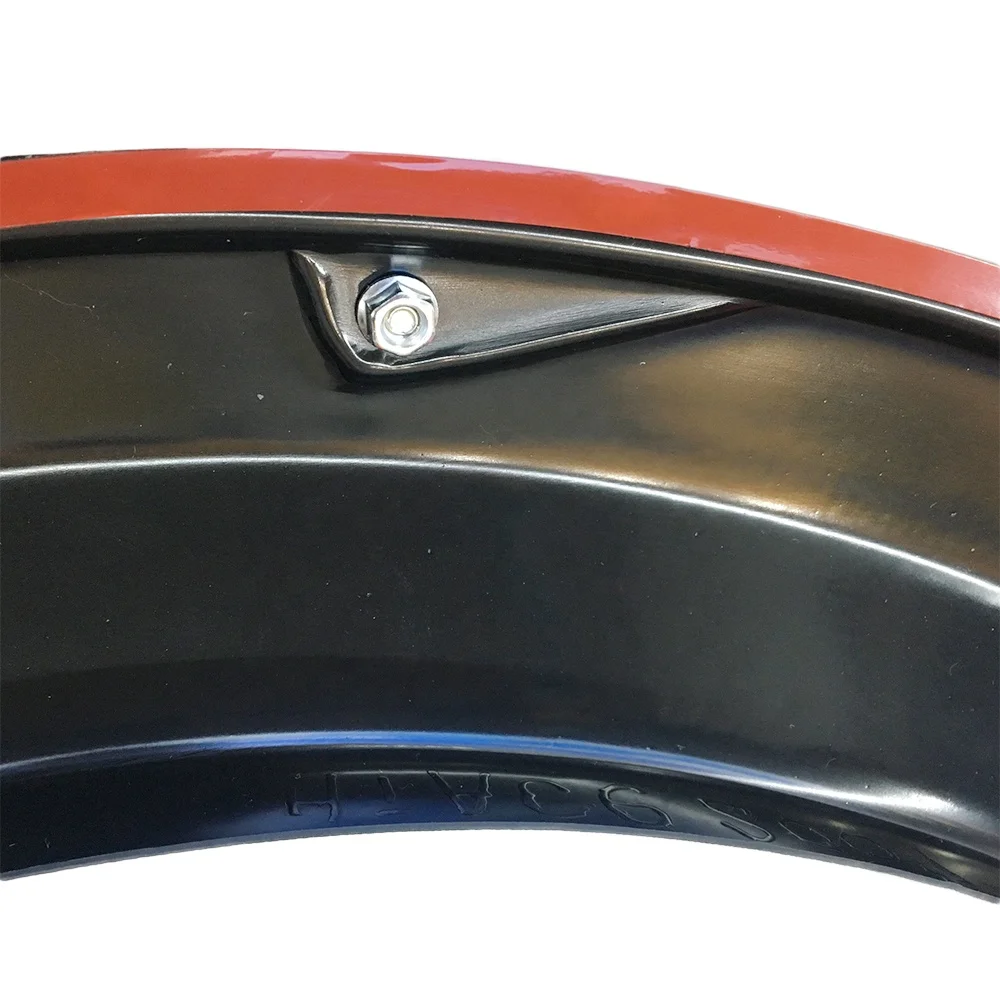 black wheel arch fender flares for hiace jinbei 2007 +