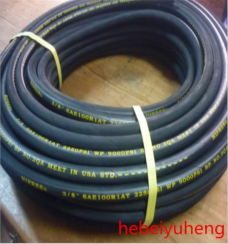 high pressure wire braid textile covered hose hydraulic rubber hose pipes