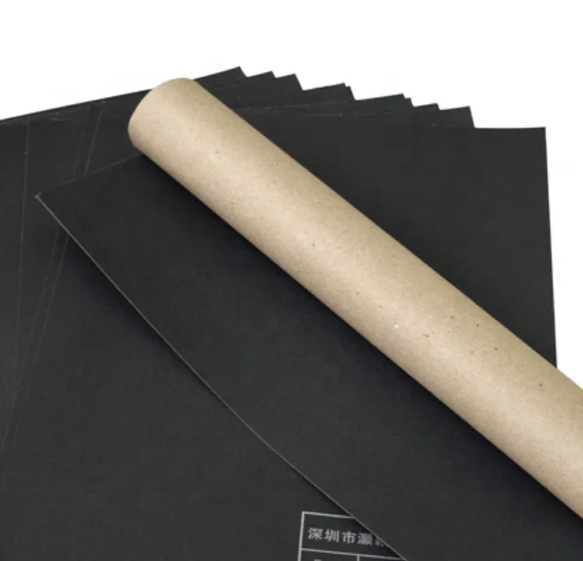 Manufacturer cutting single side Black Card Board,Black Card single side Board,excellent quality single side black paper