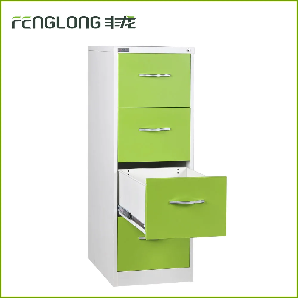 Modern metal filing cabinet use documents cabinet with drawers