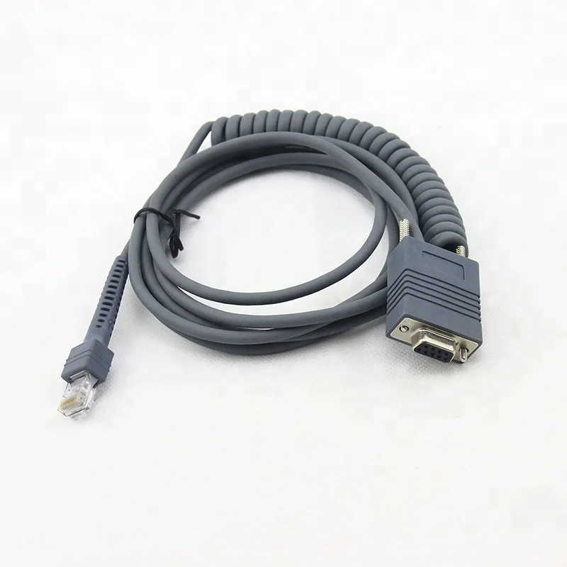 Hand held Barcode Scanner Cable USB to RJ50 cable