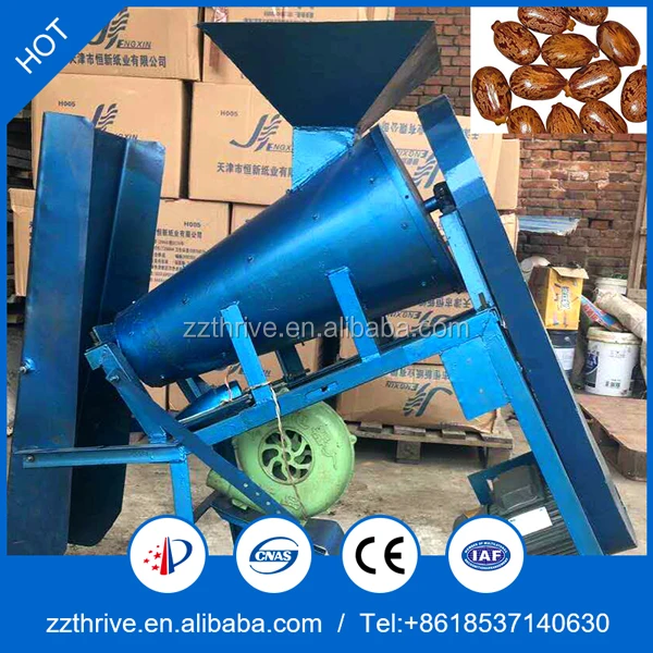 Disel engine long time working ricinus hulling machine/castor bean huller machine