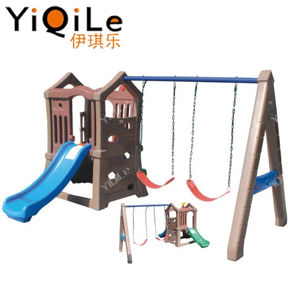 Small slide for baby children plastic swing