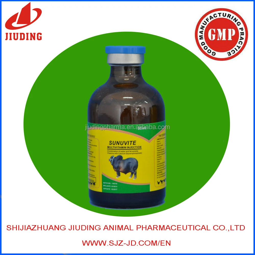 
Hot sale veterinary multivitamin injection cattle calcium supplement 