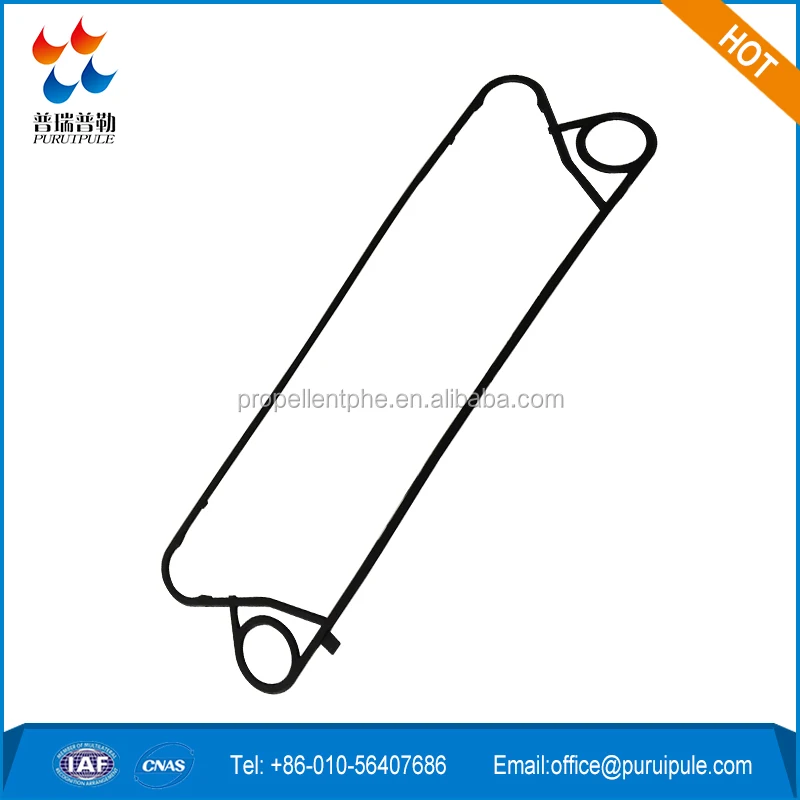 GEA VT10 Acid alkali resistant high temperature material Plate Heat Exchanger gasket
