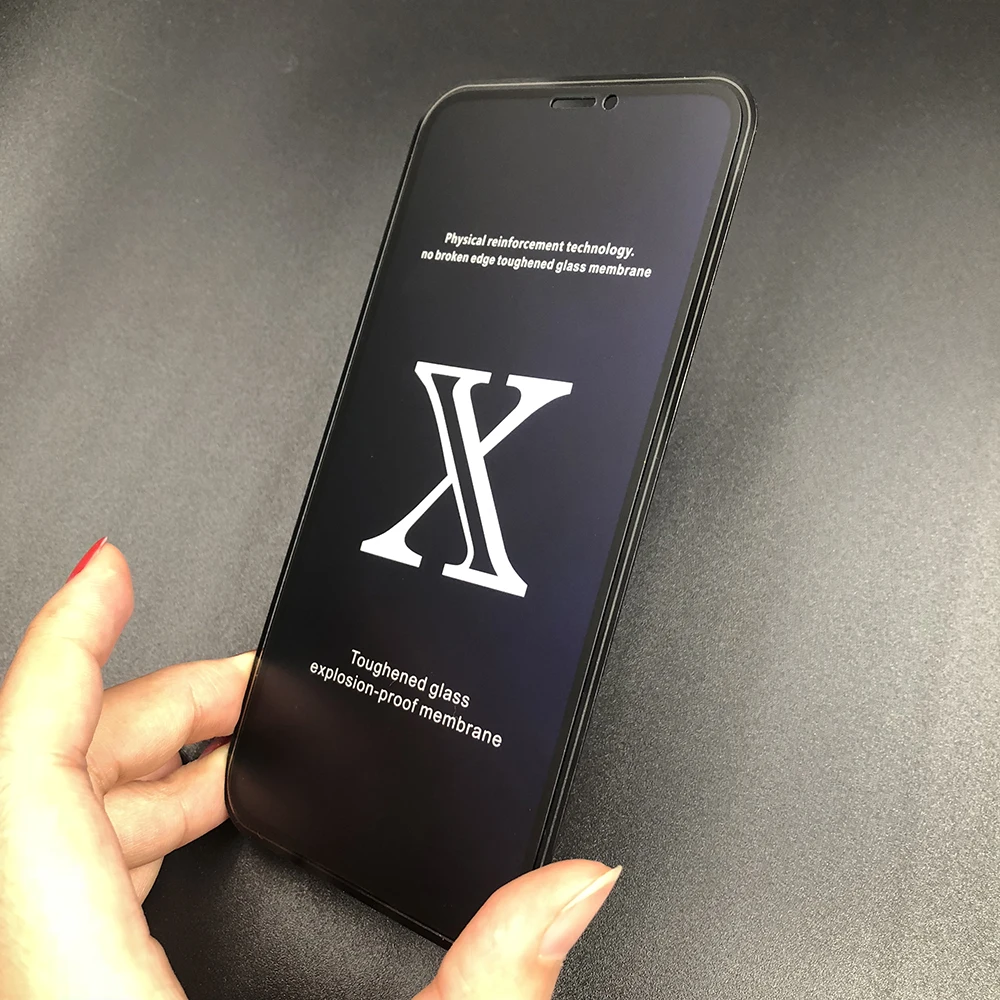 3D Full Glue Anti Blue Light 3d Silk Print for iPhone 7 8 plus Screen Protectorfor iPhone X 7 8