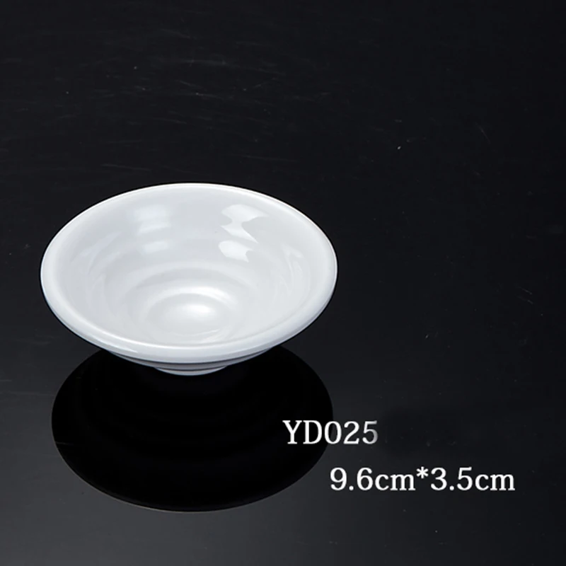 Производитель, меламиновая посуда, белая фарфоровая миска для лапши для ресторана