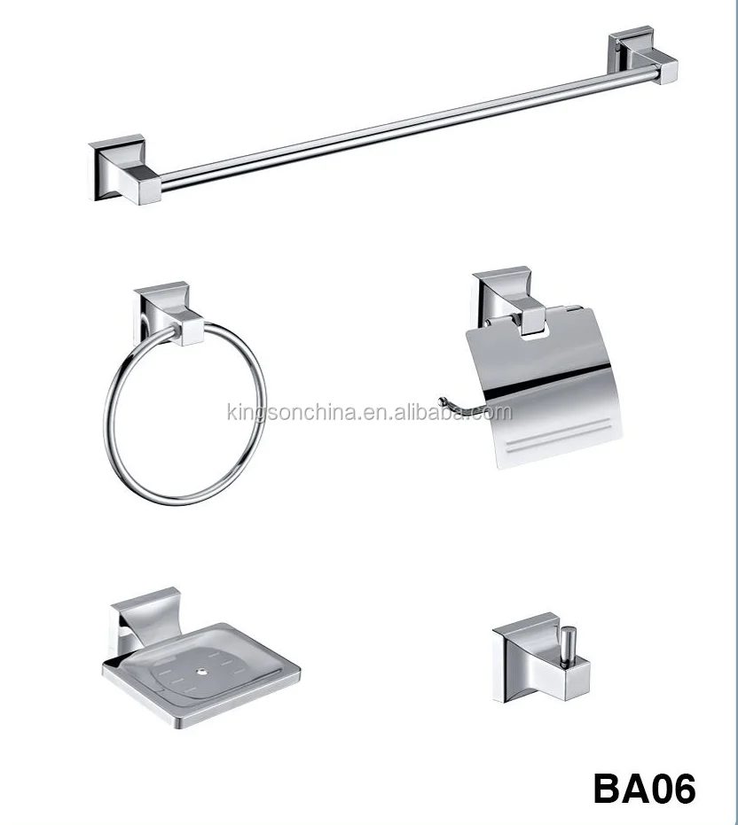 
BA06 ABS bathroom accessories plastic bathroom accessories soap holder toilet paper holder hook 