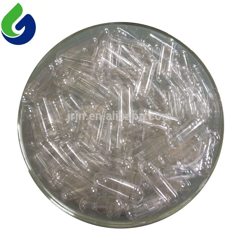 
Clear pill capsule size 0 
