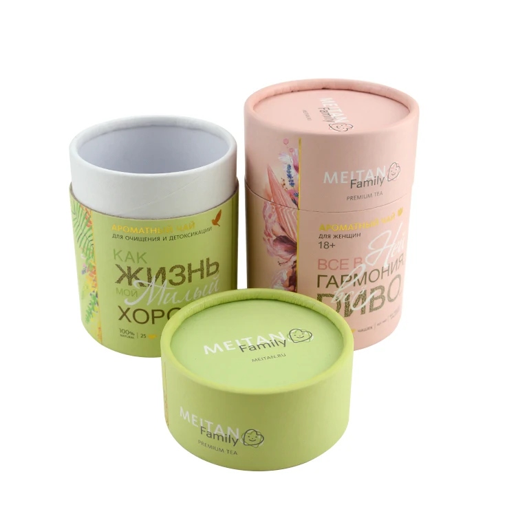 
 Офсетная печатная круглая картонная трубка цилиндрические упаковочные бумажные трубки  