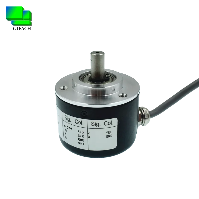 5000 ppr 50mm out diameter shaft 8mm type incremental rotary encoder replacement of Omron E6C2 EB50 S5208 encoder
