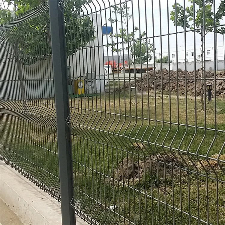  Оцинкованный перед пвх покрытием 3d садовый металлический забор