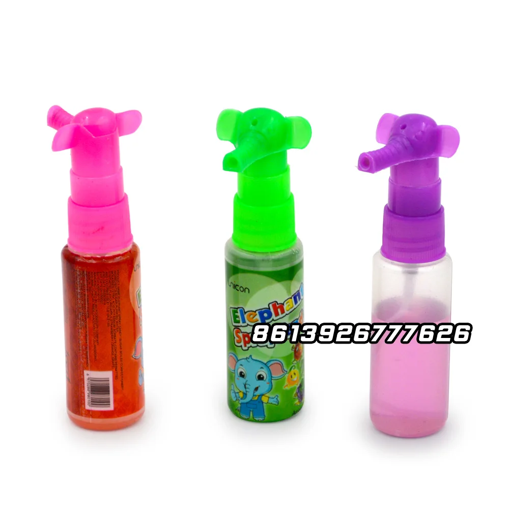Elephant head bottle spray candy
