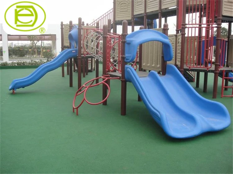 
Kindergarten red green epdm rubber granules safety rubber flooring for fitness 