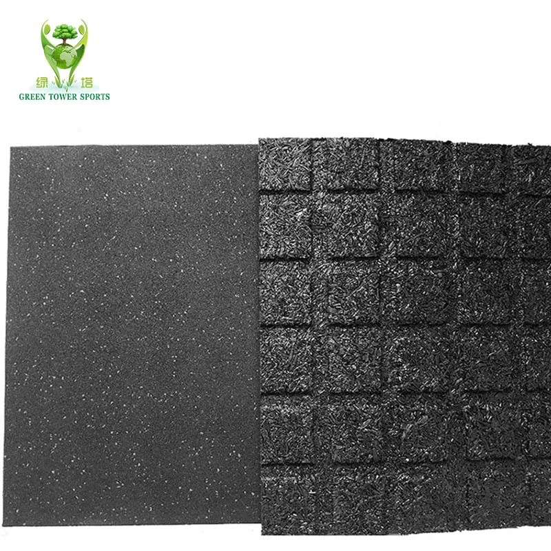Cheap Factory Supply 25mm Thick Crossfit Gym Floor Rubber Mat Tile Price
