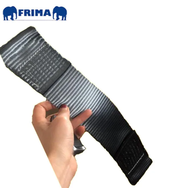 Поднимающая груз весом до 5 тонн полиэстер лямки слинга с двумя петли на обоих концах для мотоцикла из мягкой петли